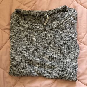 Grey cropped cover up